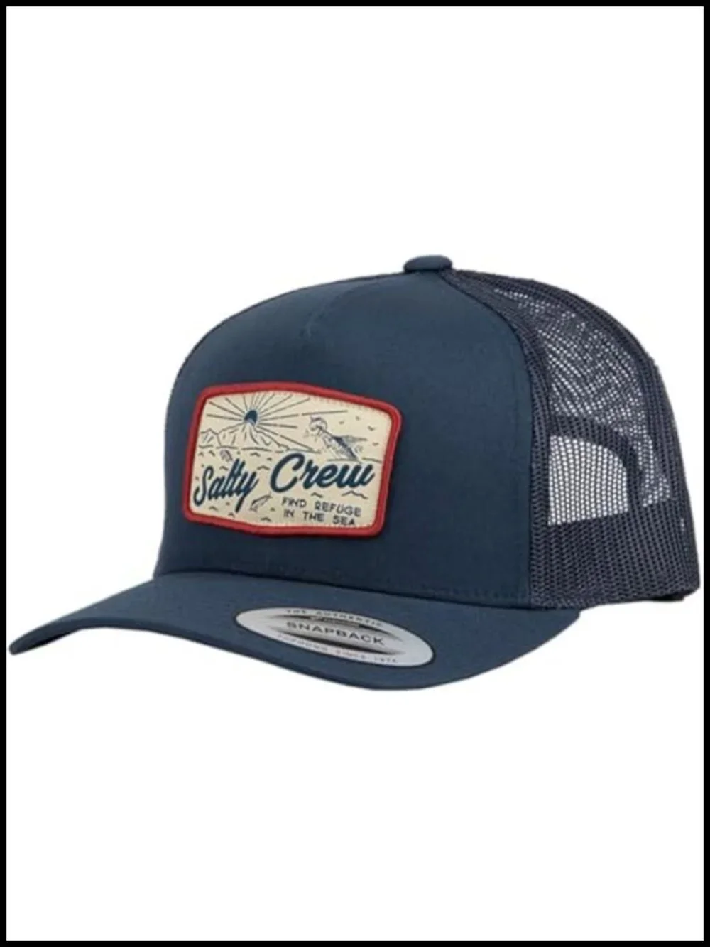 Salty Crew Trucker Hat Retro Graphic Logo Snapback
